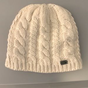 NWOT White North Face Beanie